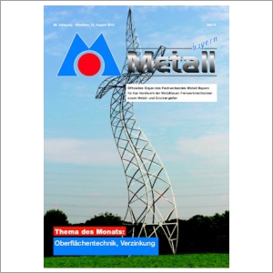 Cover Metall Bayern Journal 2015-08